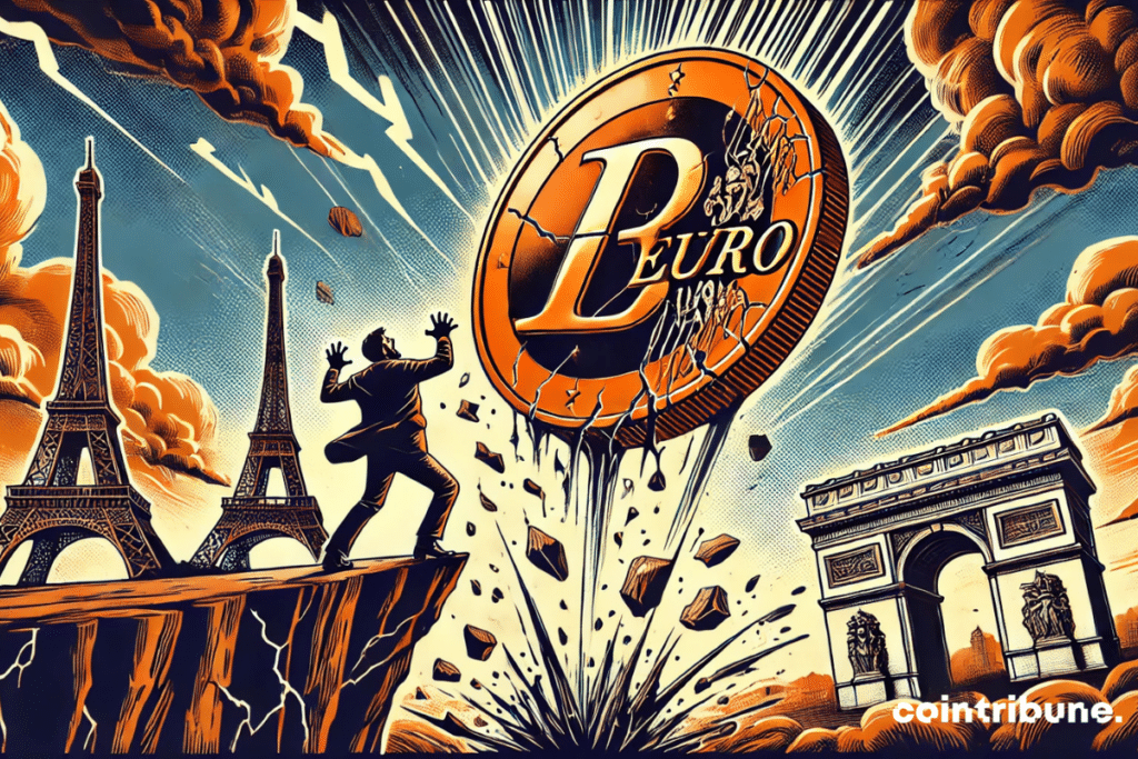 Severe storm hits the Eiffel Tower and the Euro