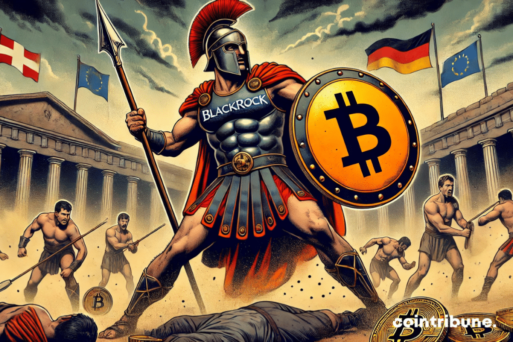 BlackRock, a gladiator dominating the European financial arena with its Bitcoin ETP !
