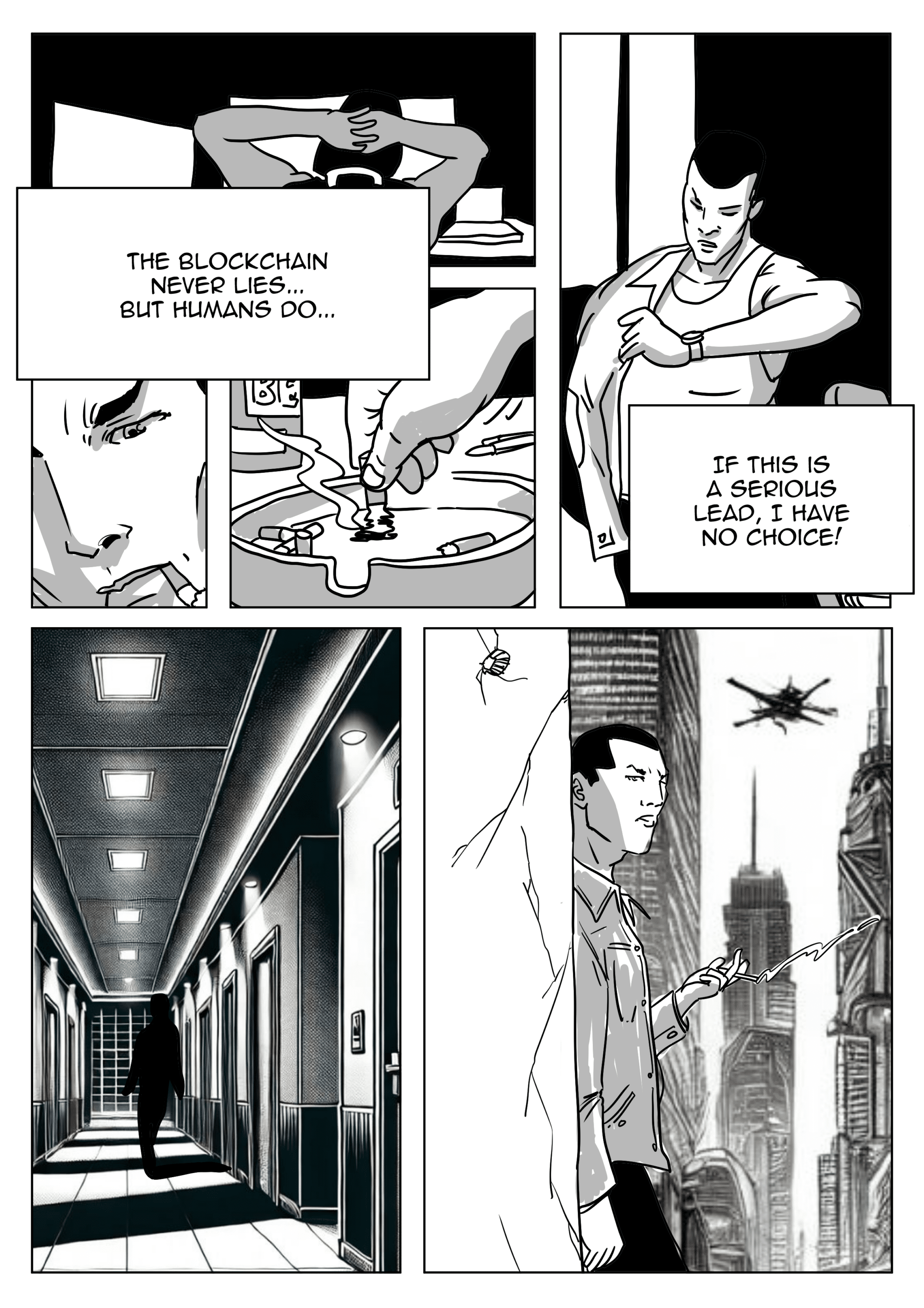 Page 3 of comics satoshi is dead