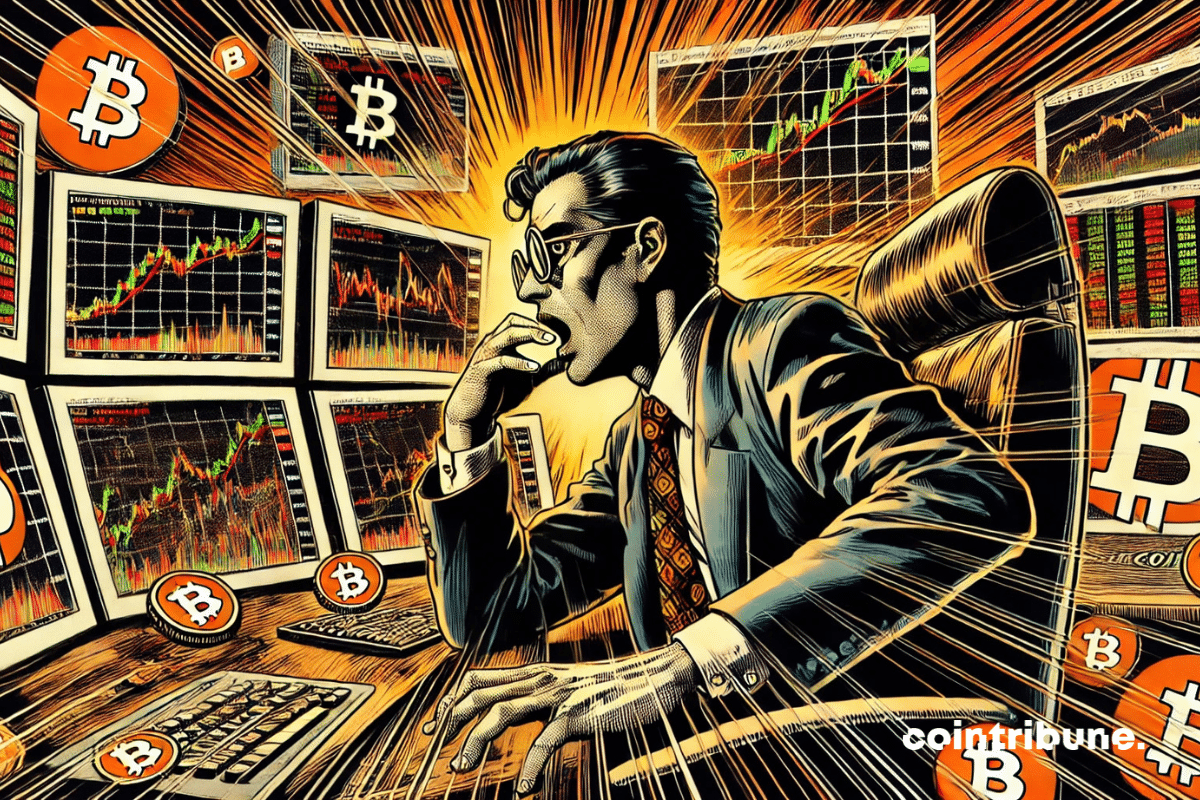 Trader panics over bitcoin statistics