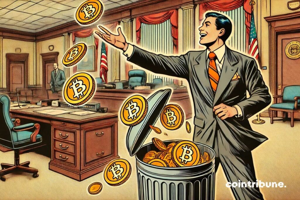 David Sack qui se débarrasse de ses cryptos