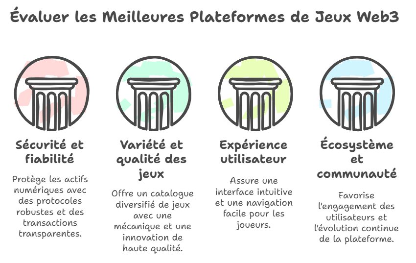 Évaluer les meilleures plateformes de jeux Web3