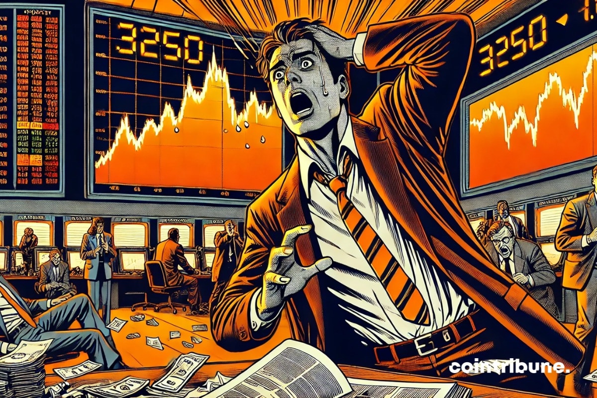 La chute des indices à Wall Street choque les investisseurs. Le bitcoin est stable.