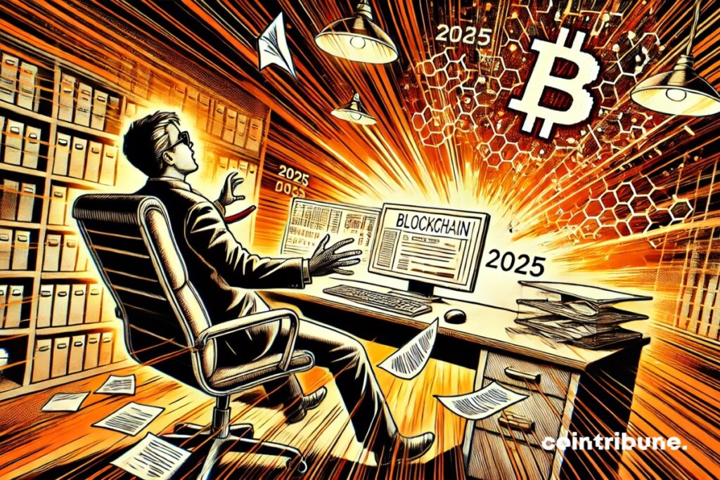An investor on the receiving end of the blockchain tidal wave in 2025