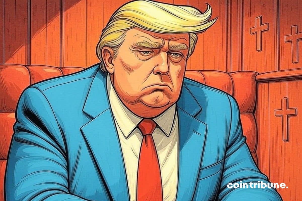 Donald Trump talking about the tariff break