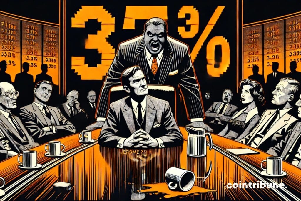 Jerome Powell under pressure from a Donald Trump representative to lower rates.