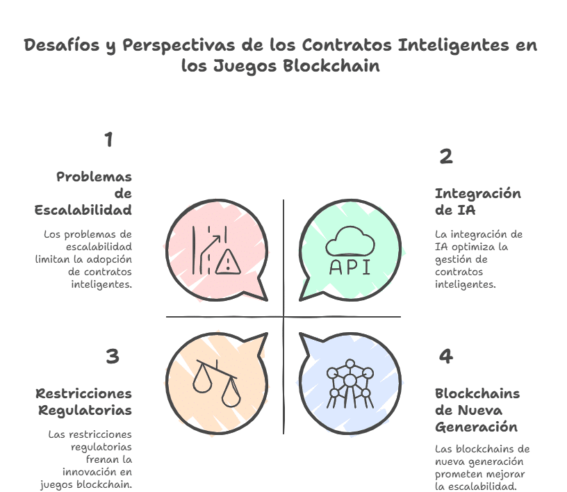 Los desafíos y perspectivas de los contratos inteligentes en los juegos blockchain

