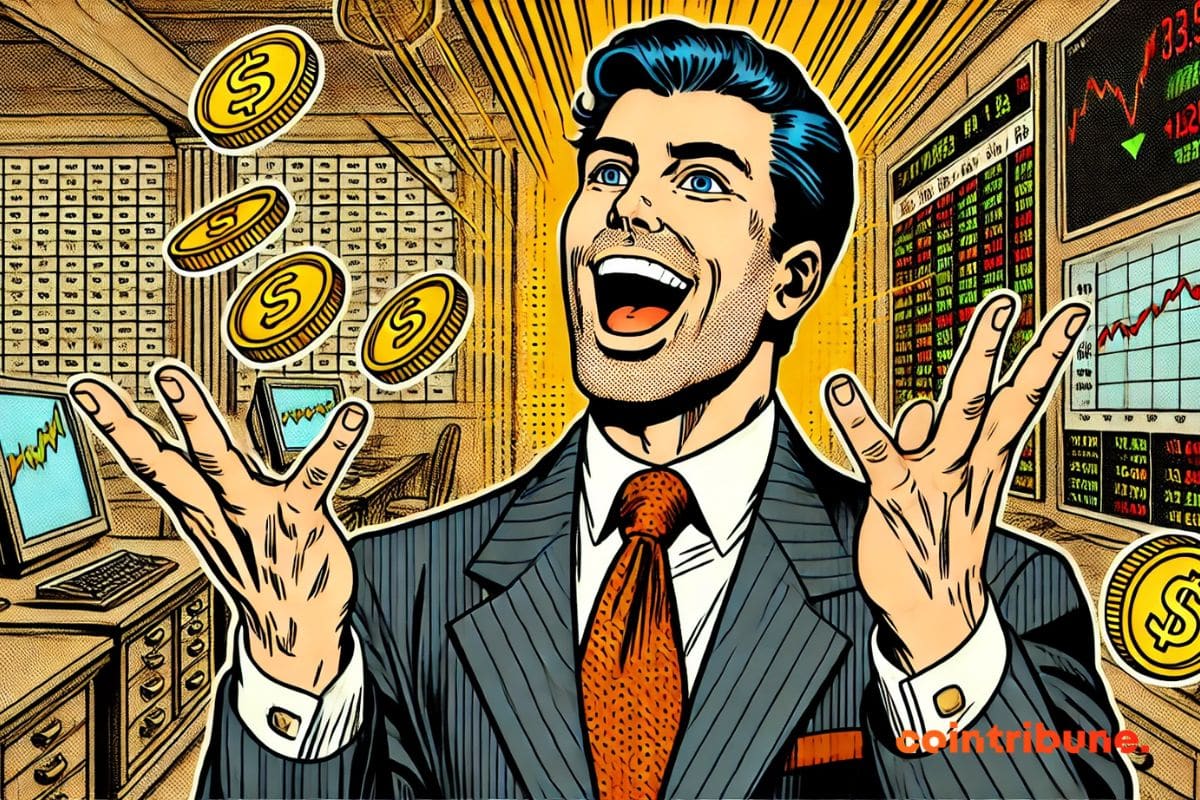 Crypto investor elated after stablecoin surge