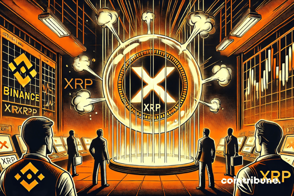 La surchauffe inexpliquée du XRP sur Binance ce qui symbolise la confiance accrue des investisseurs sur cette crypto.