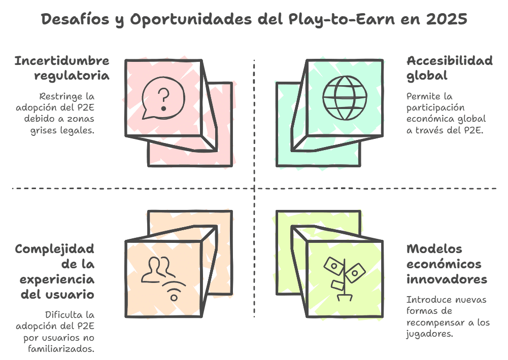 Los desafíos y oportunidades del Play-to-Earn en 2025