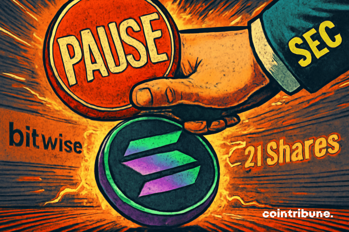 SEC hand pressing pause on Solana coin.