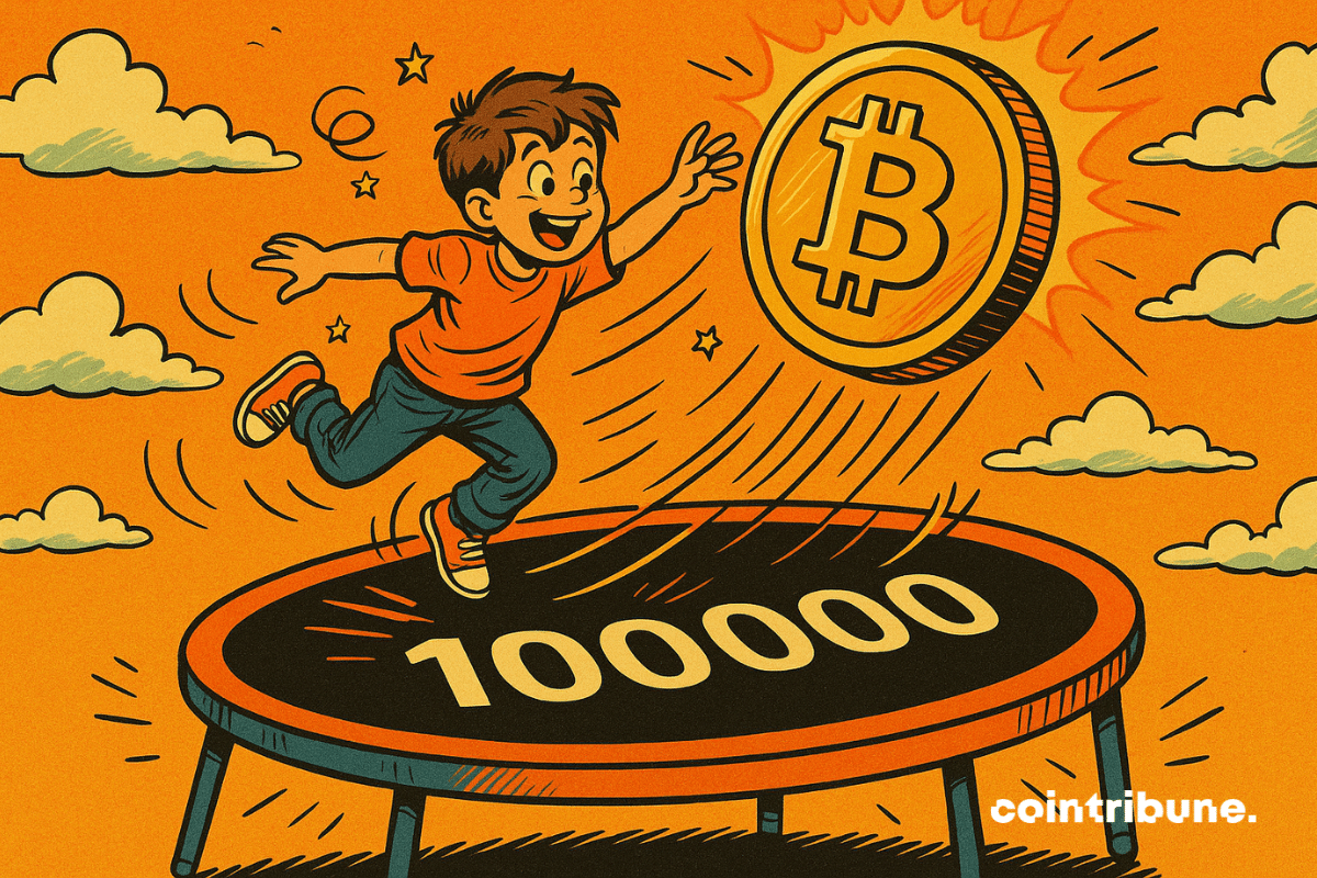 Le trampoline symbolique du Bitcoin.