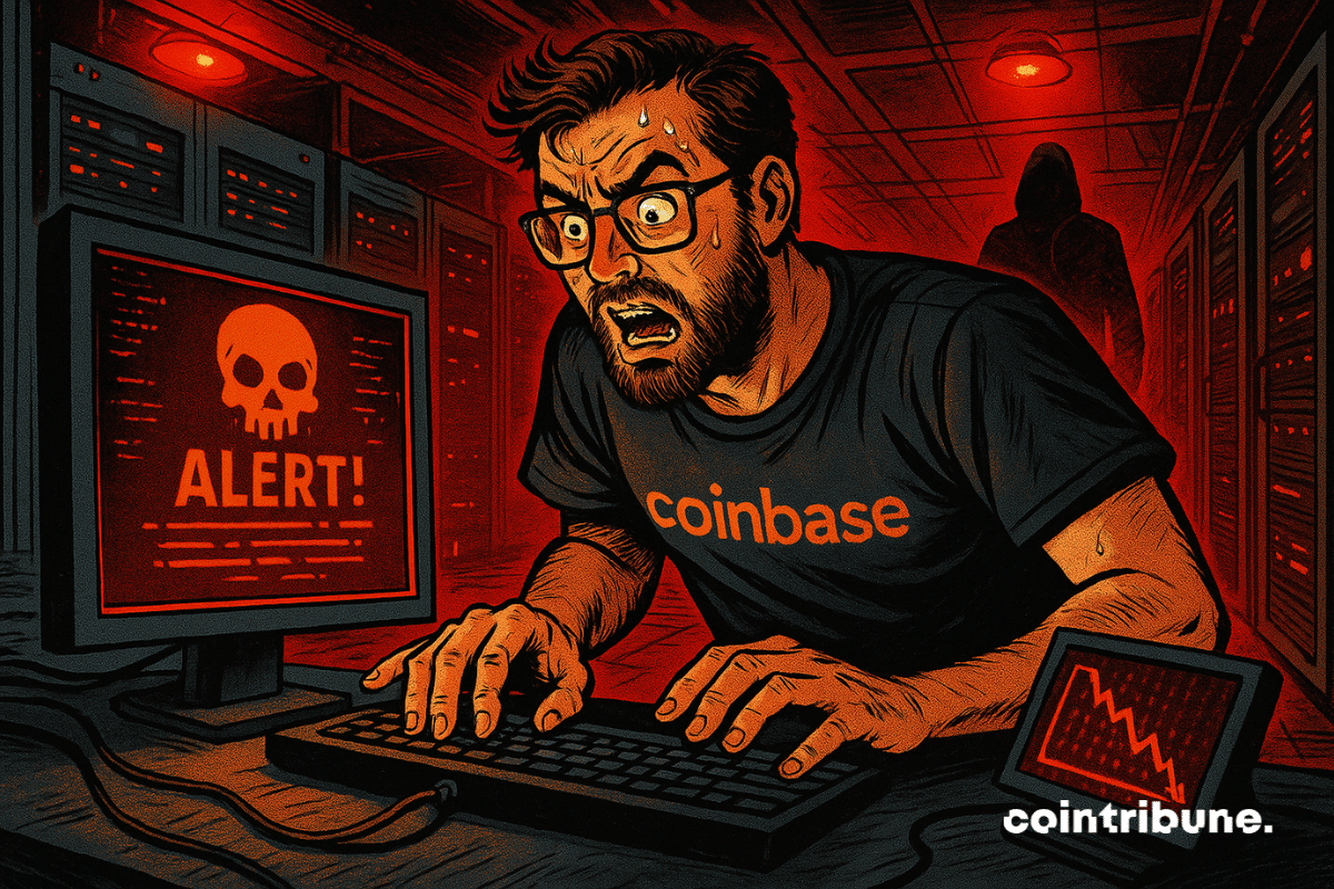 Um engenheiro de software da exchange de criptomoedas Coinbase.