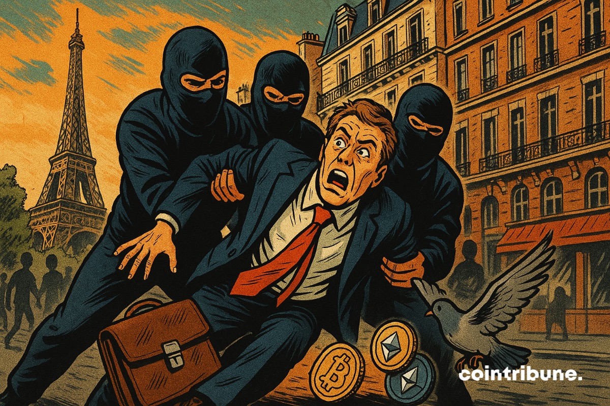 Un dirigeant crypto et France se fait kidnapper.