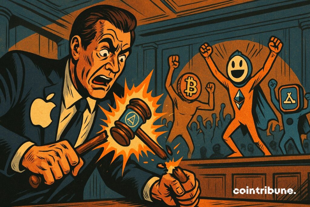 Un dirigeant d’Apple obligé d’autoriser les paiements des applications crypto hors AppStore.