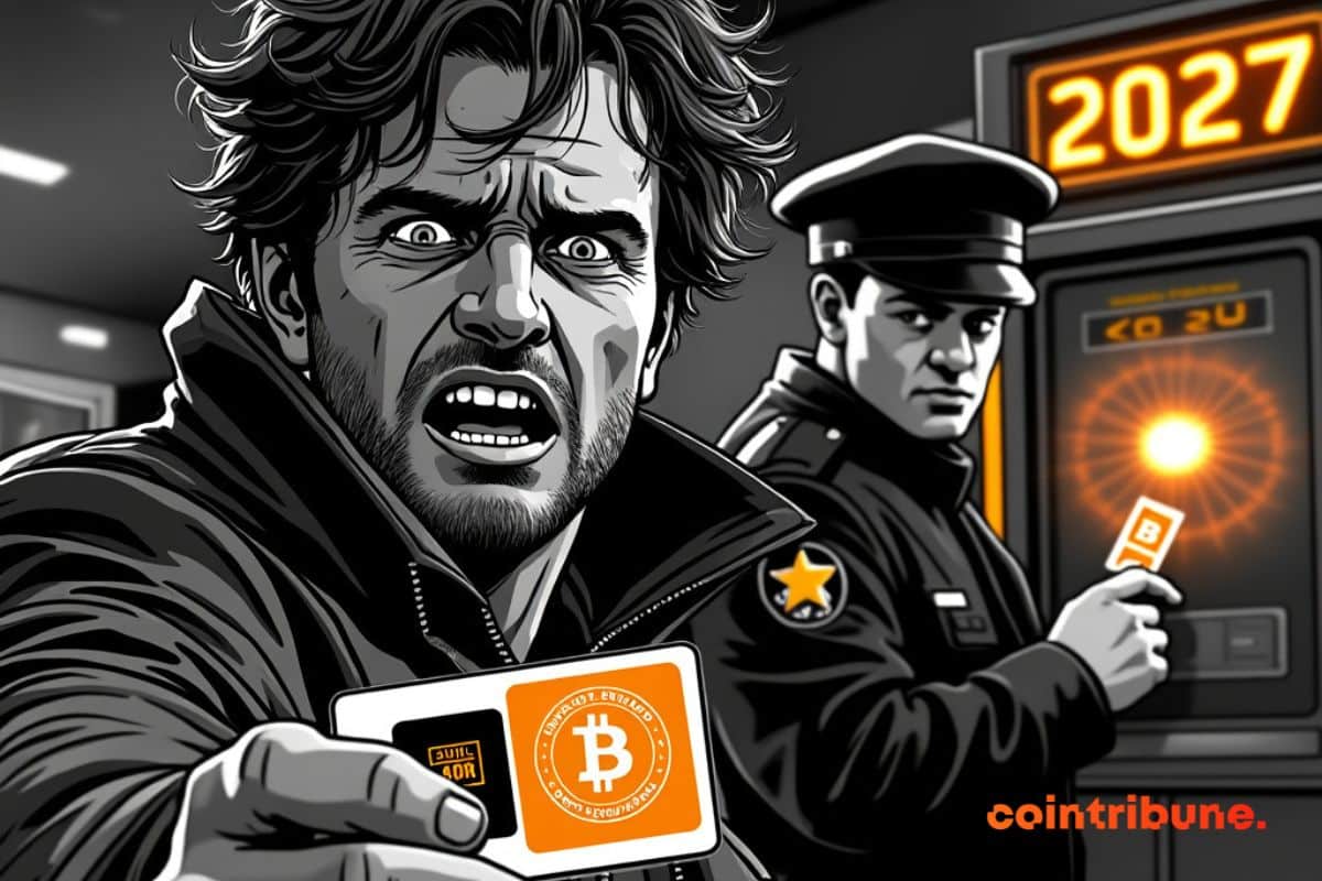 Un investisseur crypto en Europe qui se fait contrôler.