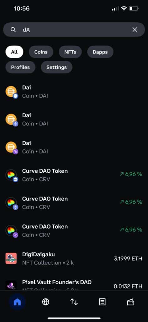 expérience complète avec Coinbase Wallet