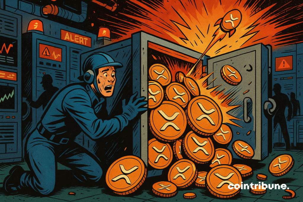 The vault of a crypto exchange like Binance is overflowing with XRP.