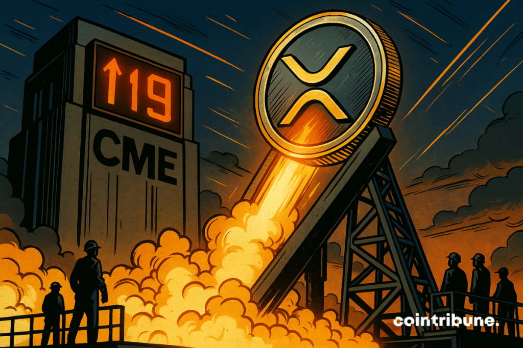 XRP crypto launched from the CME launchpad.