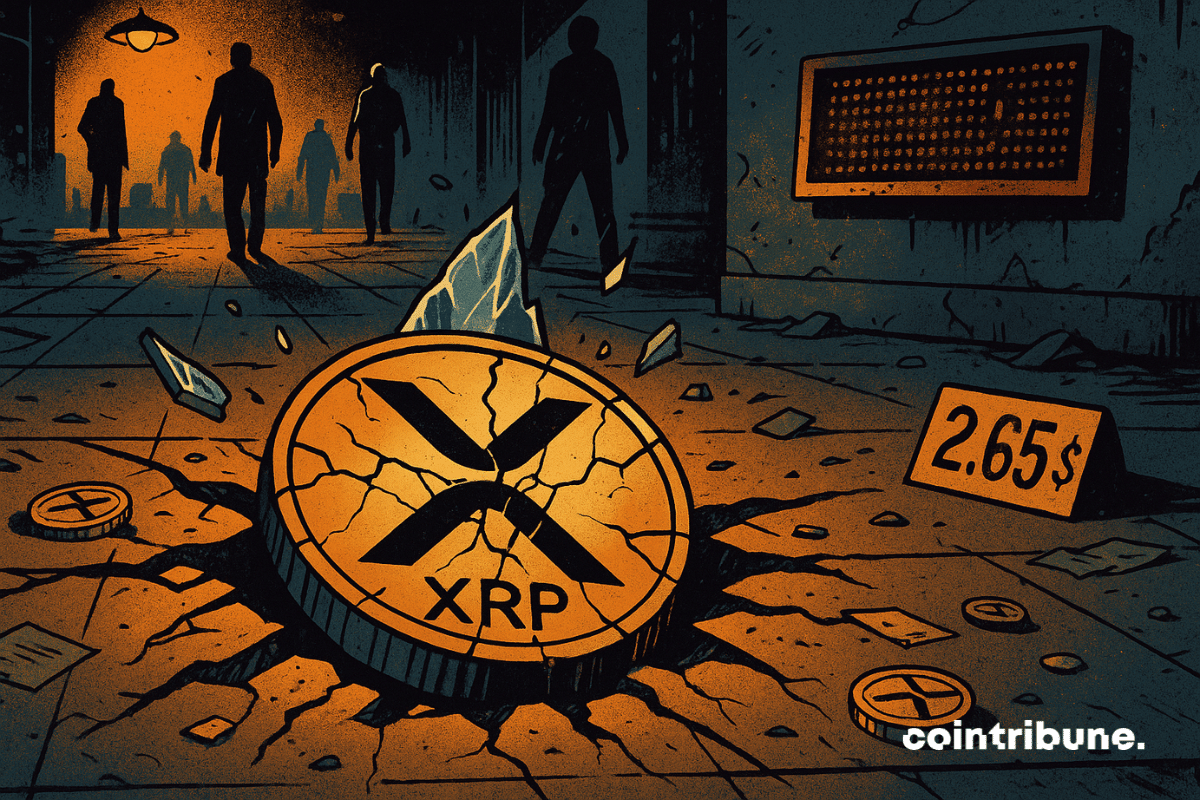 XRP crypto shattered on the floor.
