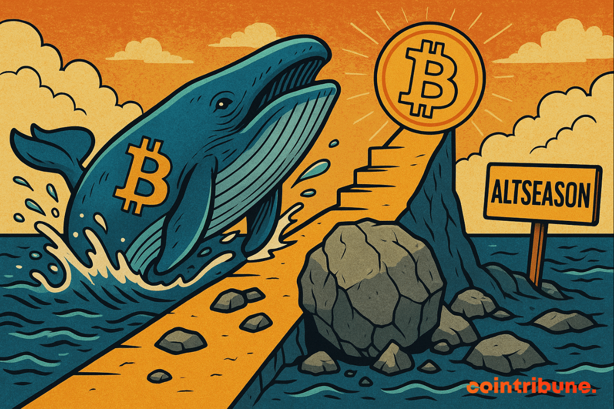 Una ballena cripto