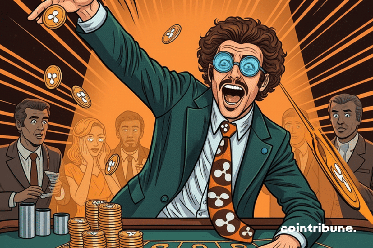 Euphoric crypto trader bets everything on XRP in a hot casino