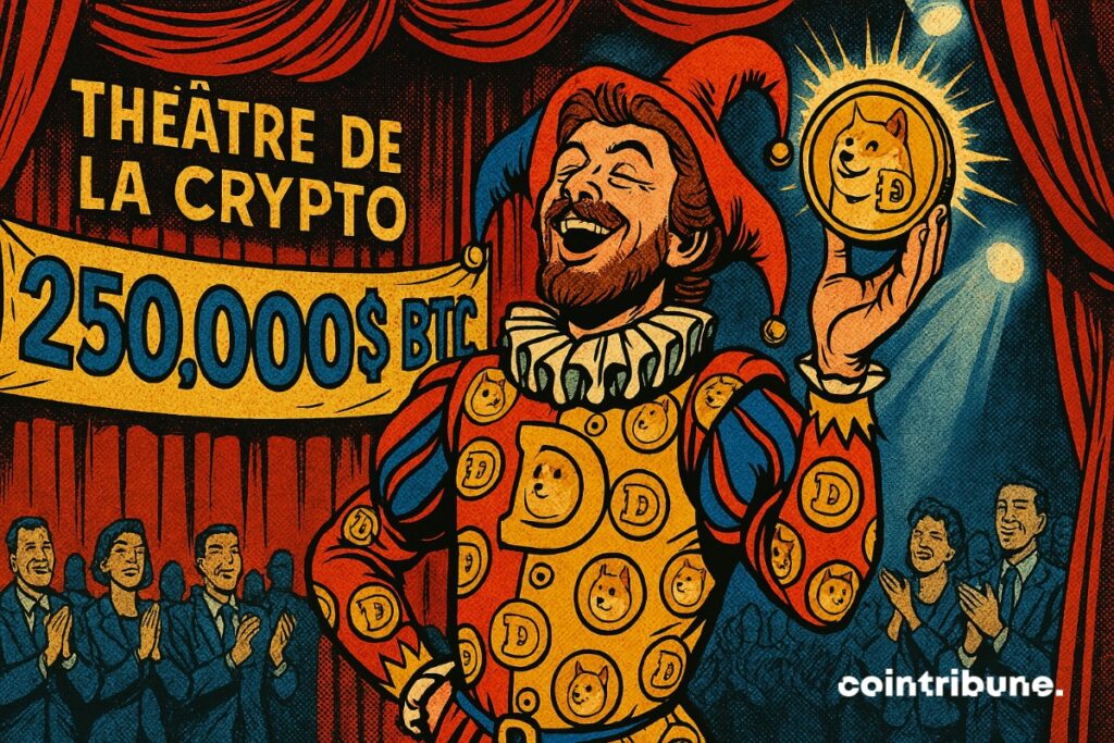 Dogecoin creator in clown mode mocks bitcoin's 0,000 prediction.
