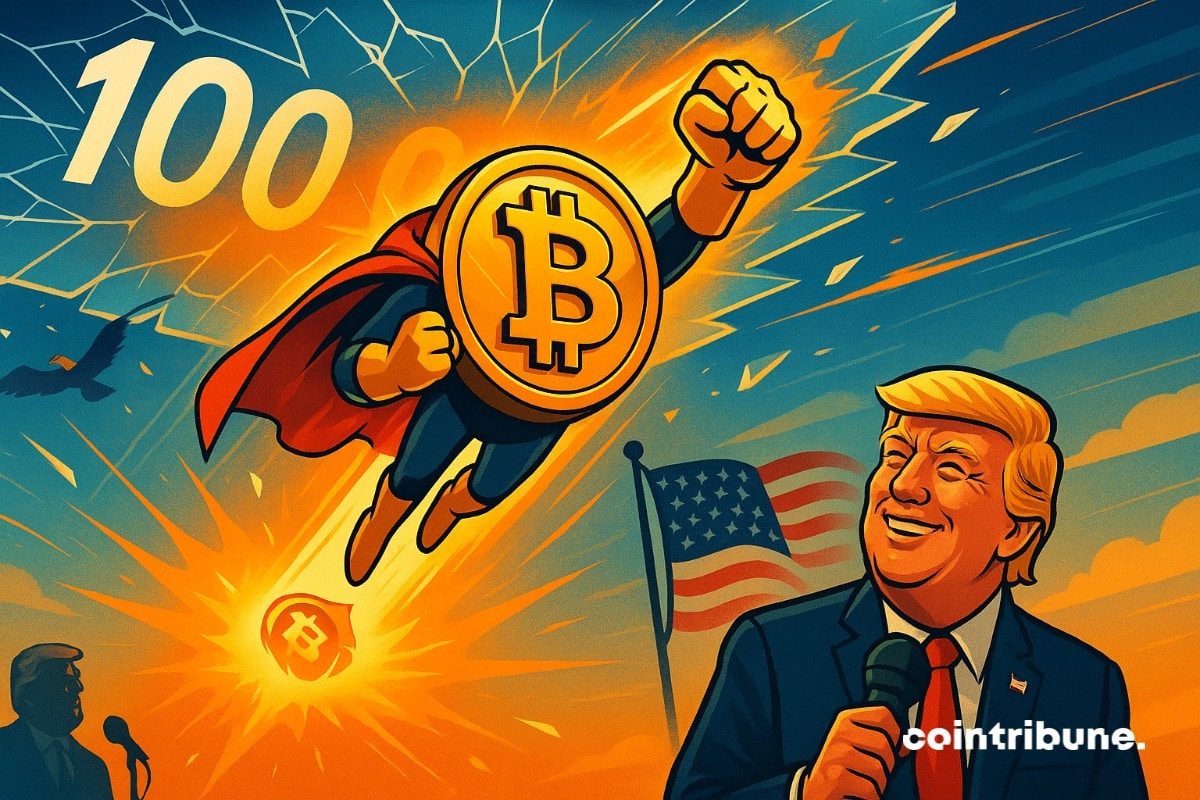 Donald Trump fait une annonce choc qui propulse le Bitcoin (BTC) vers les 100 000 dollars.
