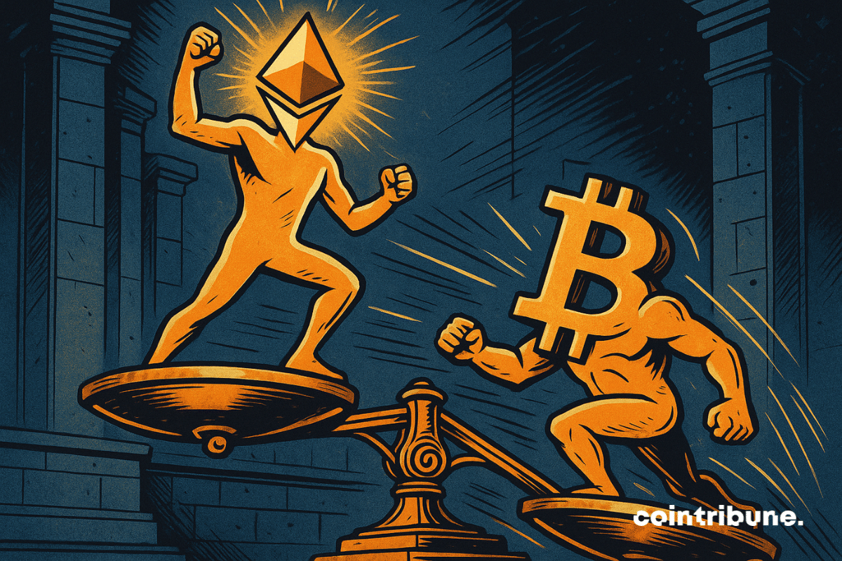 Ethereum touche son point le plus bas face au Bitcoin depuis 2020