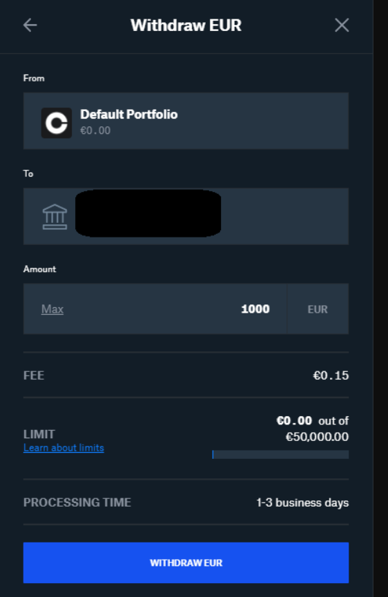 Vérification des détails de la transaction