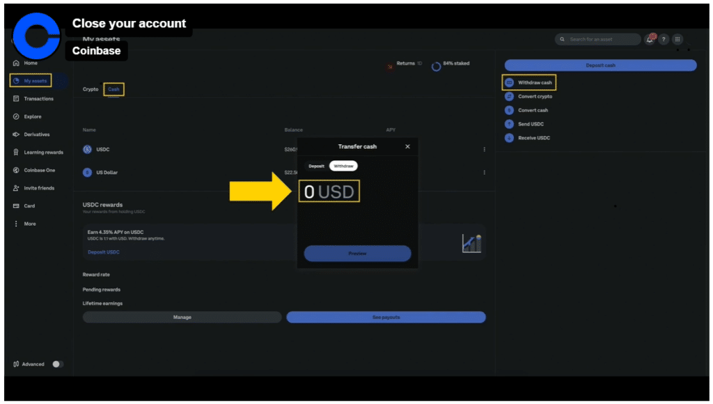 Accès Compte Coinbase 