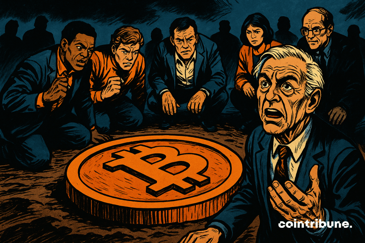 Inversores alrededor de un Bitcoin inerte.