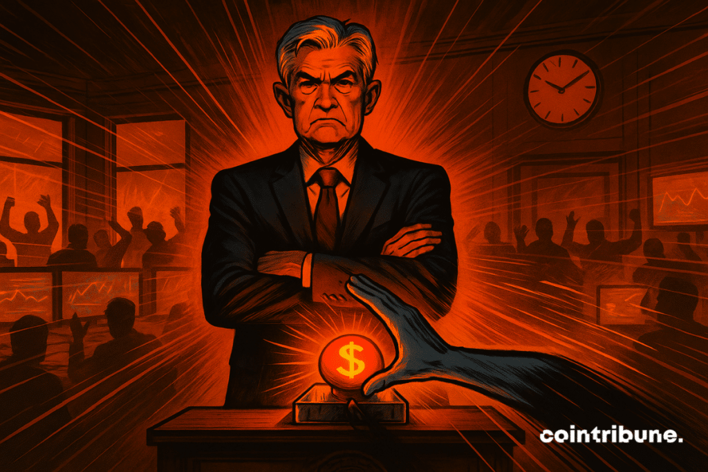 Jerome Powell, le président de la Fed, inflexible face aux demandes de Trump relative à une détente monétaire, ce qui fait vaciller les marchés, en particulier les cryptos.