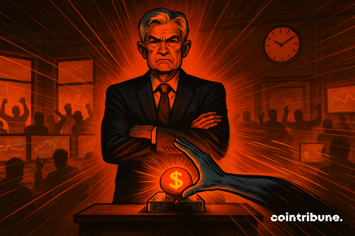 Jerome Powell, le président de la Fed, inflexible face aux demandes de Trump relative à une détente monétaire, ce qui fait vaciller les marchés, en particulier les cryptos.