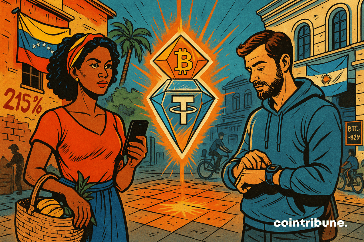 Argentina y Venezuela en crisis, una herramienta en común: las criptomonedas.