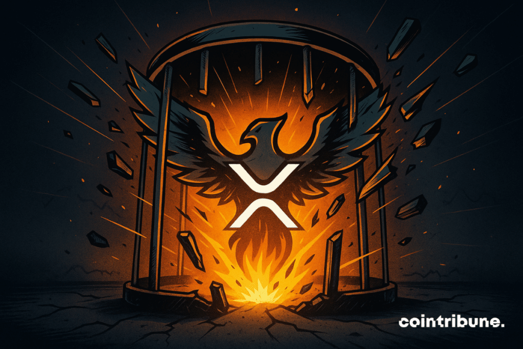 La crypto XRP brise sa cage de consolidation.