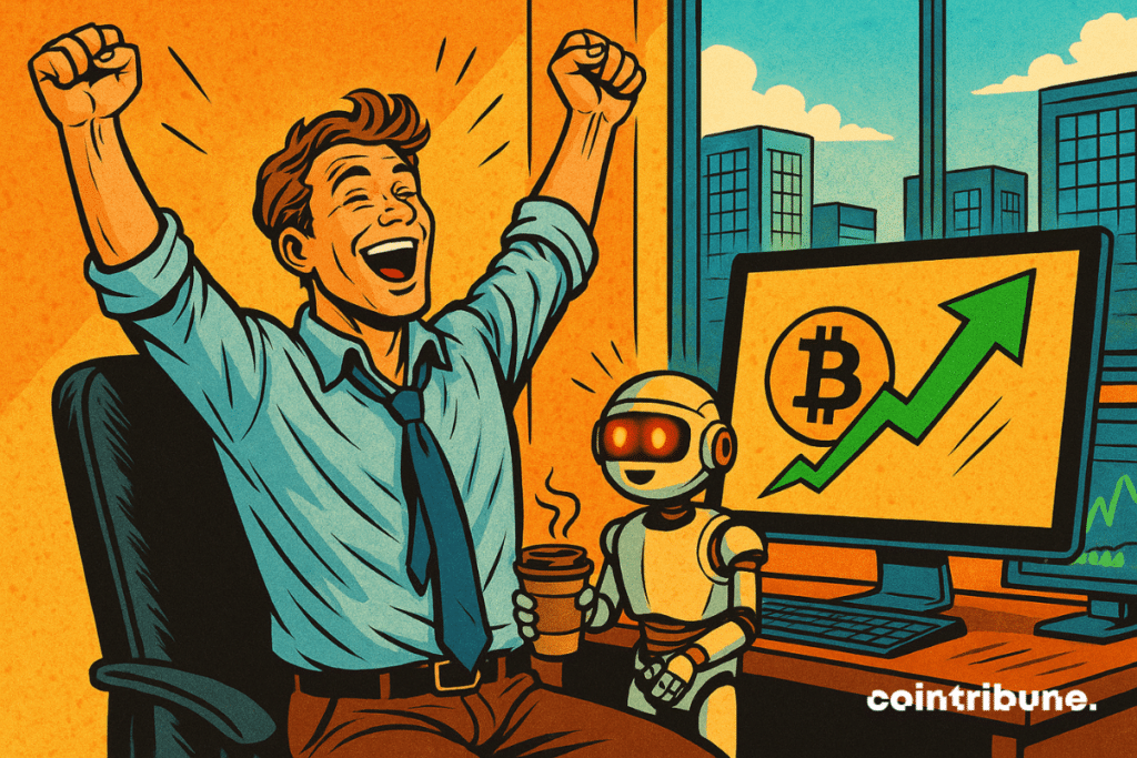 une intelligence artificielle qui apprend le trading automatisé et le f à un homme