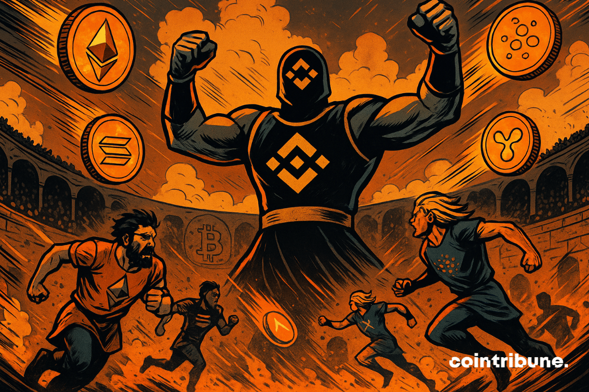 Binance Gladiator domine l'arène crypto alors que les altcoins se chargent.
