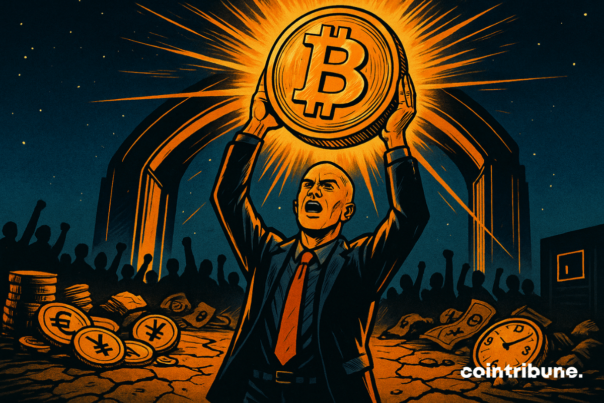 Brian Armstrong, um profeta do Bitcoin.
