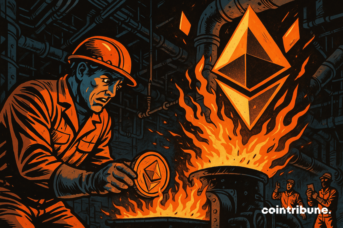 Un horno de criptomonedas de Ethereum que escupe más de lo que quema