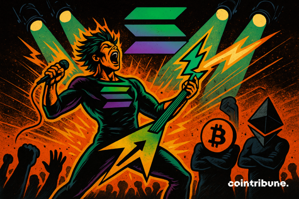 Solana, kripto superzvijezda, vodi pažnju ispred Bitcoina i Ethereuma.