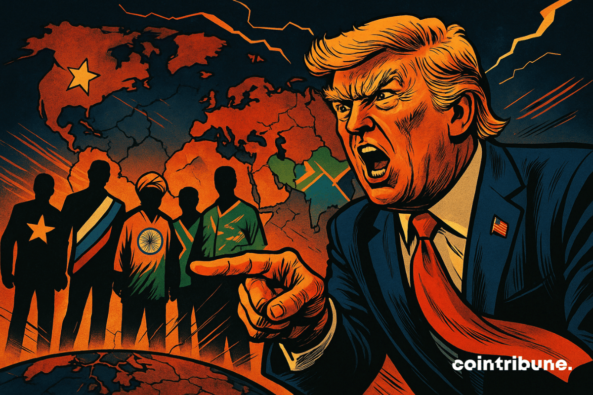 Trump en colère contre les BRICS.