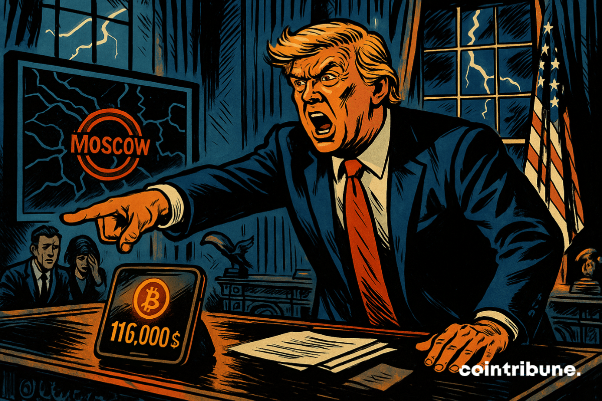 El ultimátum de Trump desde el Despacho Oval provoca volatilidad en el Bitcoin.