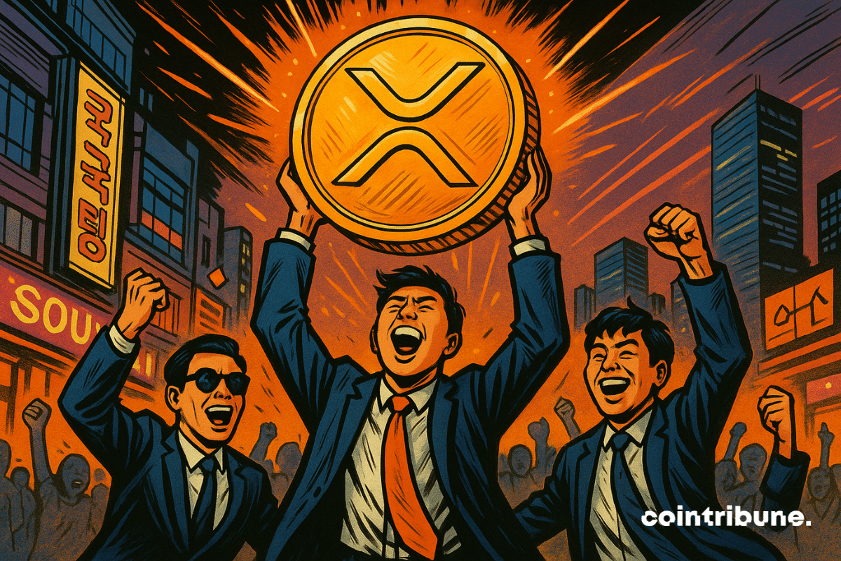 La crypto XRP porté en triomphe par des traders sud-coréens.