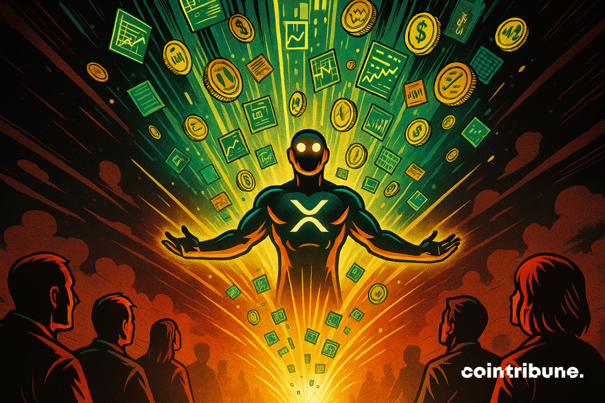 Avalancha de capital hacia la criptomoneda XRP.