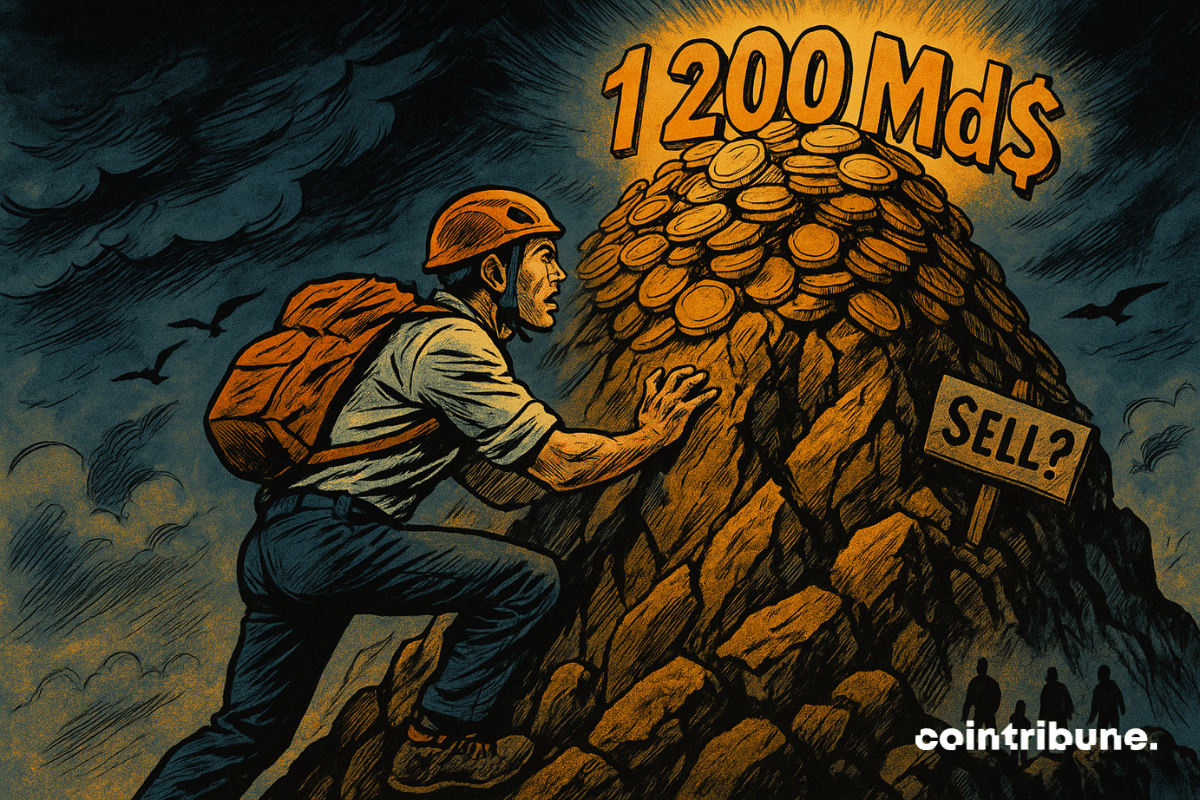 Un comerciante de Bitcoin escala una montaña de oro hasta los 1,2 billones de dólares