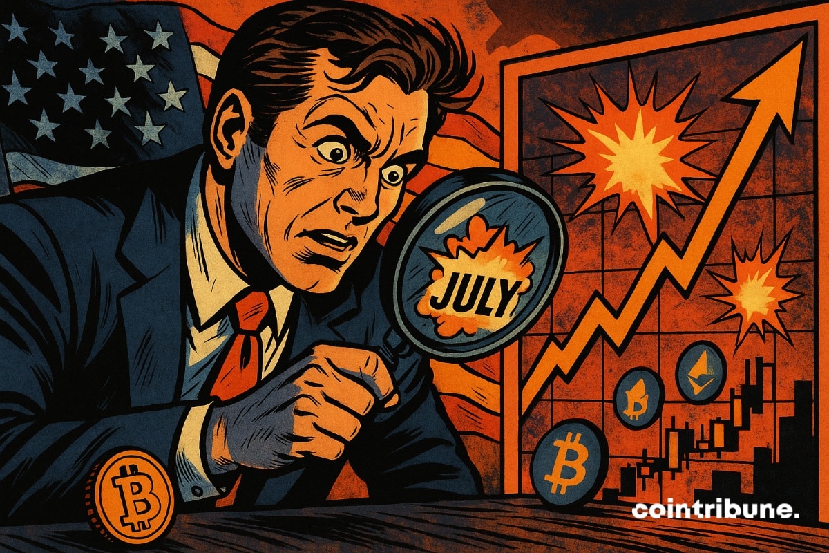 Un analyste crypto qui scrute les signaux de juillet au vue d’une prochaine explosion.