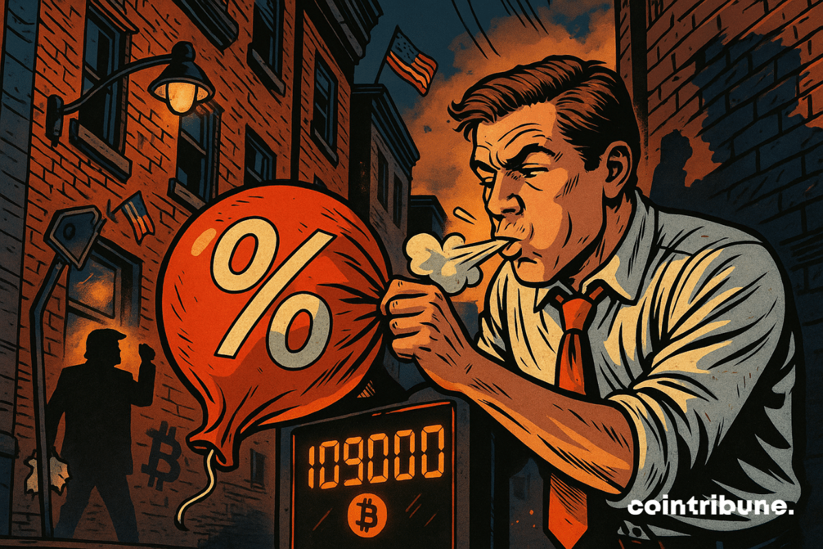 Un comerciante infla el globo de la inflación y el Bitcoin alcanza los 9,000.