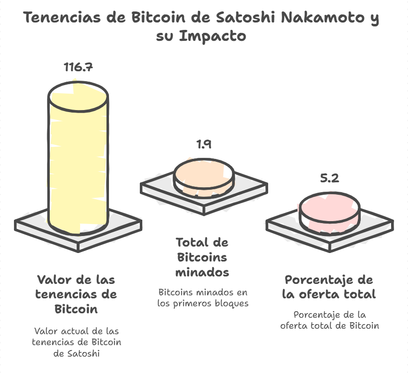 La fortuna y la influencia de Satoshi Nakamoto en el ecosistema cripto