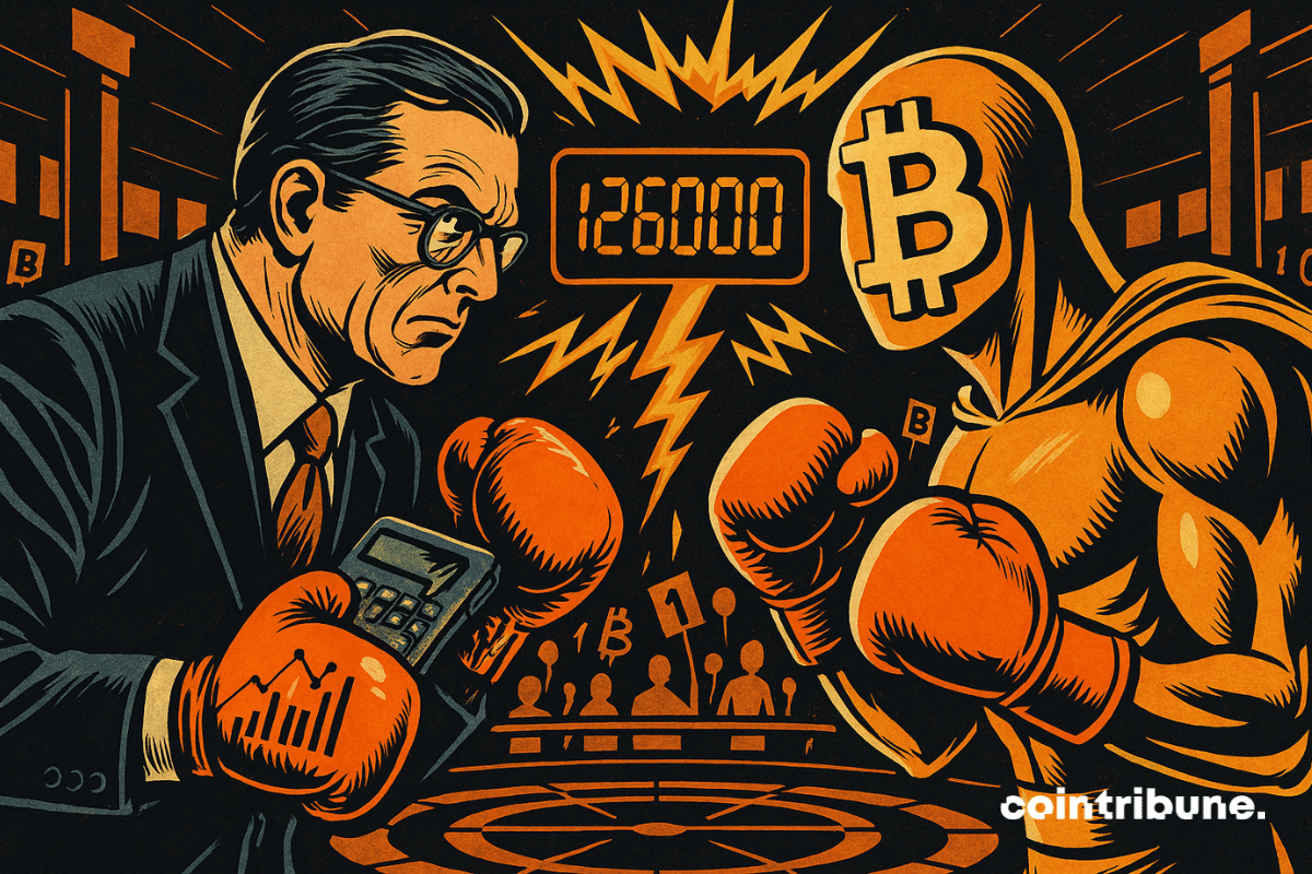 Un duel entre le Bitcoin et JPMorgan.